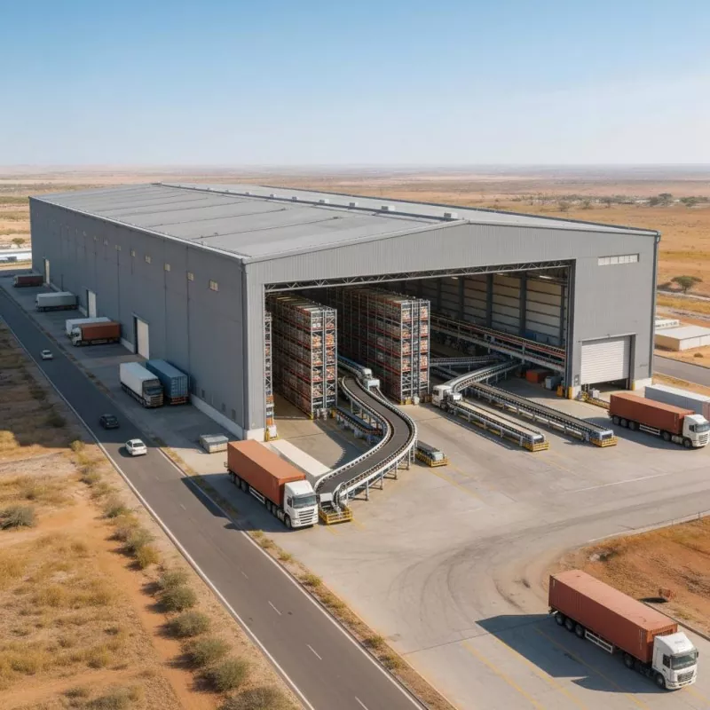 O a Fa'amanuiaga Autu ole Prefab Modular Frame Logistics Faufale Faleteuoloa mo E-Commerce Distribution Centers?